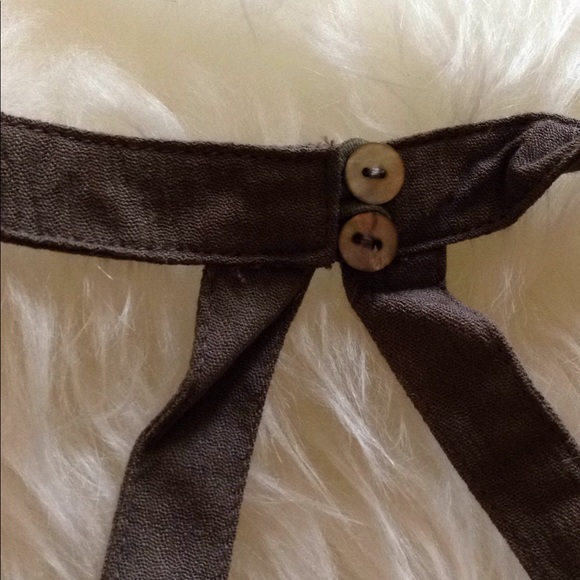 Restocked! Embroided Olive Green Rayon Romper! - Picture 5 of 8